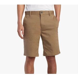 RVCA Men’s Weekend Fit Flat Front Khaki Tan Shorts Size 29